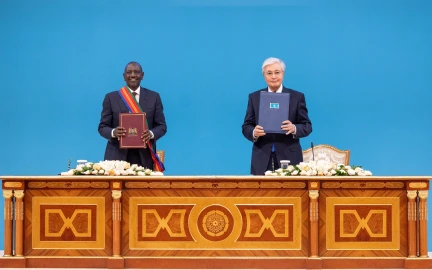 Order of Dostyk, First Degree: Ruto receives top Kazakhstan honour during state visit