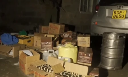 Four arrested in Nakuru illicit alcohol crackdown