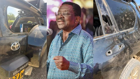 'Do not attempt to take my life!' Orengo blames Wanga, Ruto after convoy attacked in Homa Bay