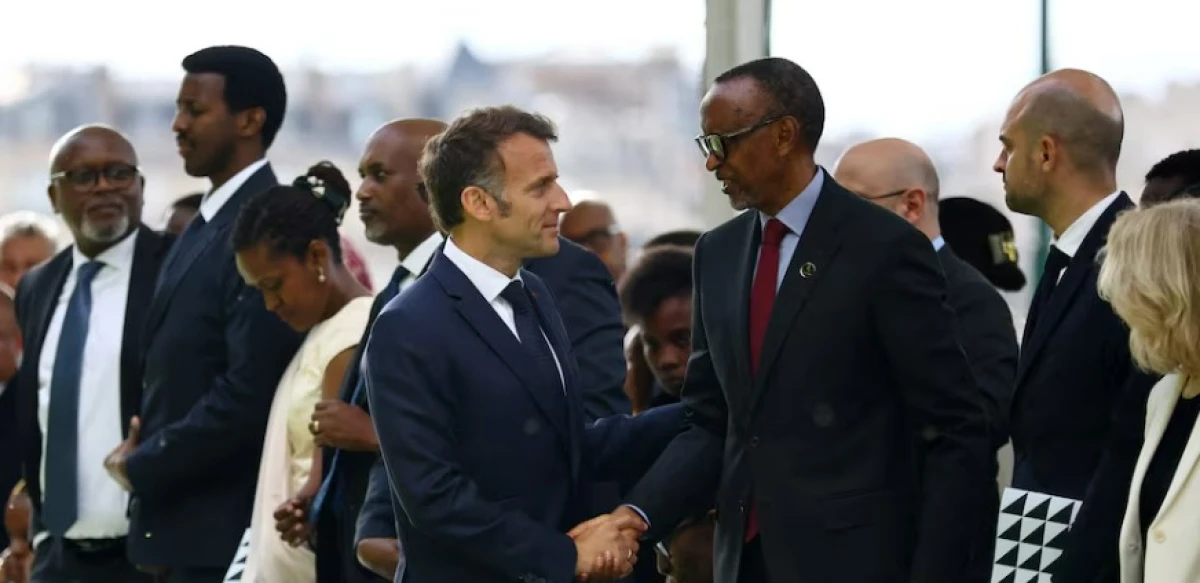 Presidents Macron, Kagame inaugurate Rwanda genocide memorial in Paris