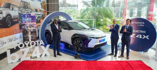 CFAO Mobility Kenya launches Toyota’s first-ever fully electric vehicle in Kenya, the bZ4x