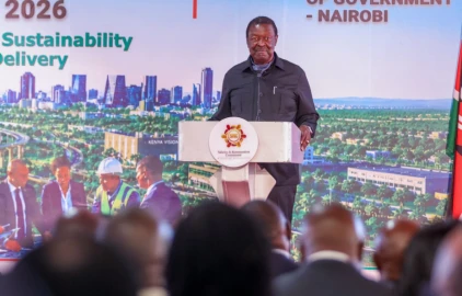 'Let's not make peace with mediocrity': Mudavadi challenges public service culture