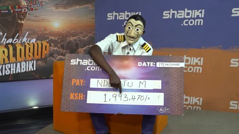 Anonymous Nderitu latest Ksh 1,993,470 winner on Shabiki.com