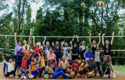 International partnerships boost grassroots volleyball development in Kenya