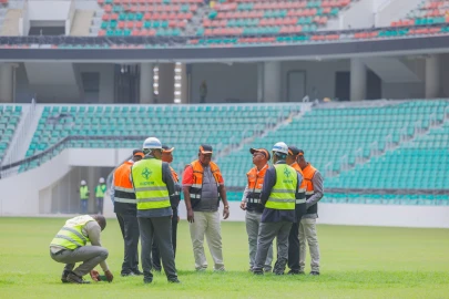 Construction of training pitches begins at Talanta Stadium