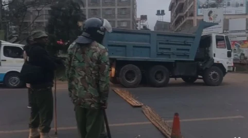 Major roads blocked in Nairobi ahead of June 25 Gen Z anniversary protests