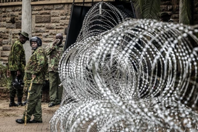 Kenya police in massive show of force on protest anniversary