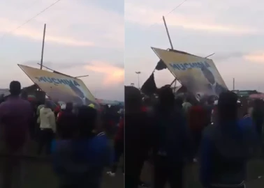 Ol Kalou UDA candidate decries destruction of campaign billboard ahead of July 16 by-election