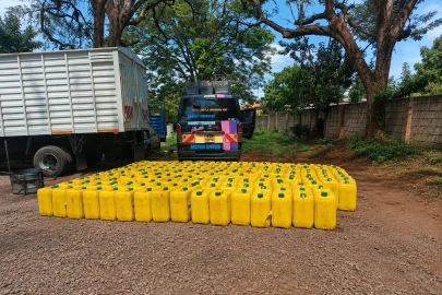  Police seize 180 jerricans of suspected smuggled cooking oil in Marsabit