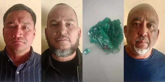 Three foreigners arrested in Kenya with emeralds worth Ksh.19 million