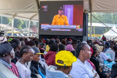 Ruto adopts TV-style reporting as Cabinet activated in nationwide NYOTA launch