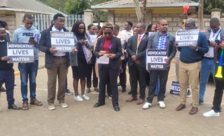 Machakos advocates demand justice for slain colleagues during peaceful demonstrations