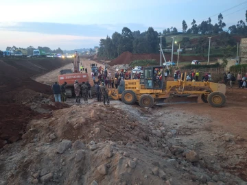 Twin killed, brother injured in Kamandura road construction accident