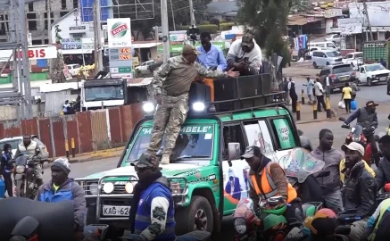 Traffic disrupted in Embu as youths celebrate DCP's Ol Kalou by-election victory