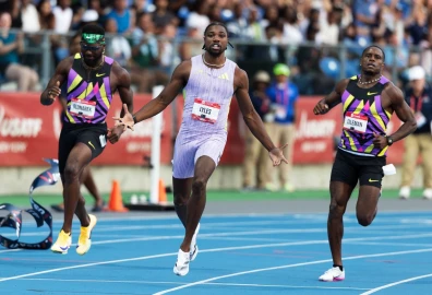 Lyles wins US 100m title in world-leading 9.79sec