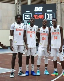 Kenya’s 3x3 Basketball men's team bounce back with win over Jamaica