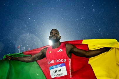 Cameroon's Eseme storms to 100m Commonwealth gold