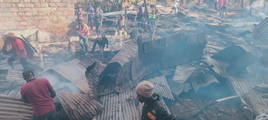 Property destroyed as fire guts down CFF Church in Embu