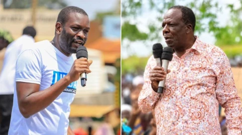 Sifuna asks Oparanya to bless his bid for presidency