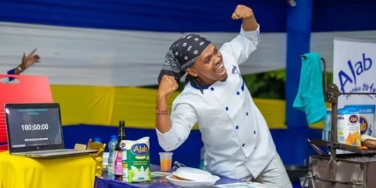 Kenyan Chef Yusuf Garani completes 130-Hour barbecue challenge in Mombasa