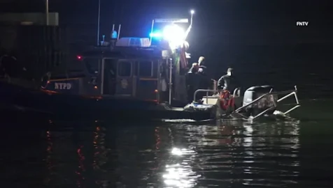 Man arrested after speedboat flips near Statue of Liberty killing 2