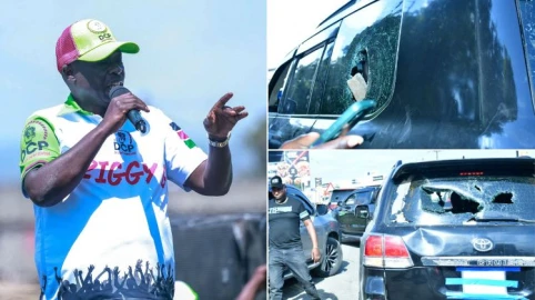 Gachagua blames MP Samwel Arama after attack on convoy, says he's working with Ruto