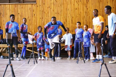  Young volleyball players undergo technology-based assessment