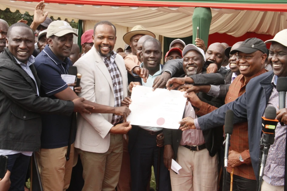 Gov't resolves Cheluget land tussle, to issue title deeds to individual family beneficiaries