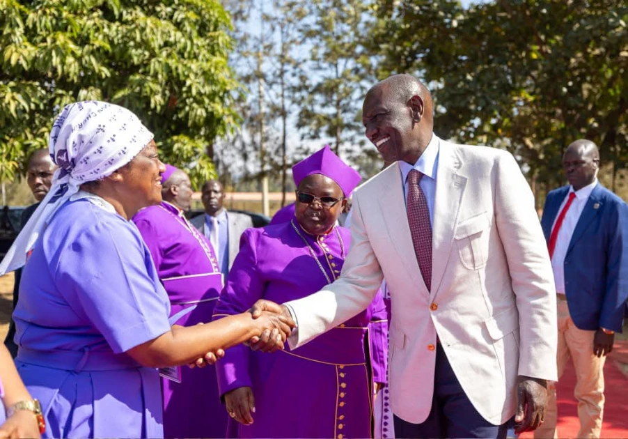 Ruto attends women’s church congress in Machakos, says broad-based Gov't will end tribal politics
