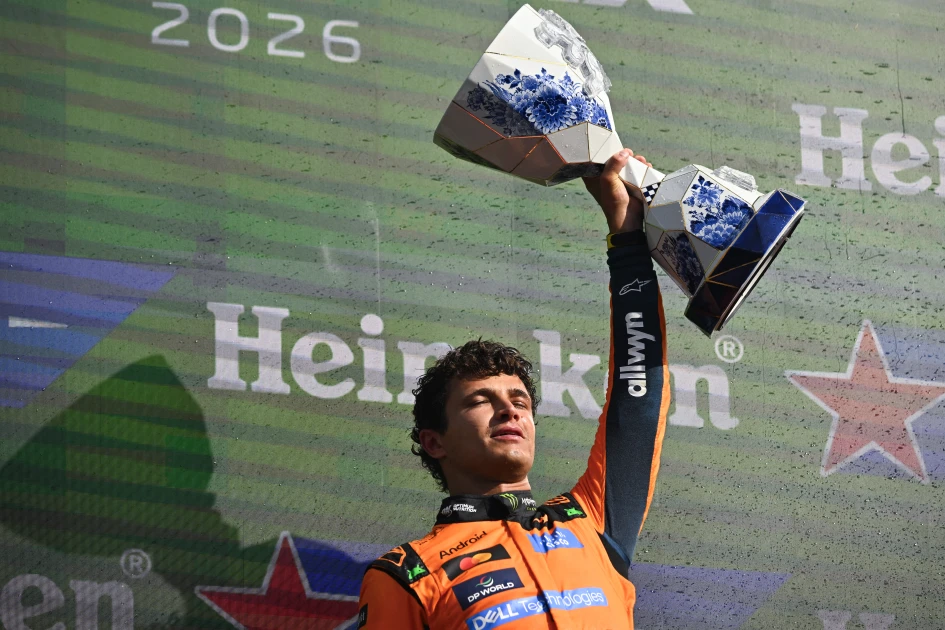 McLaren's Norris wins Dutch GP after Verstappen crash