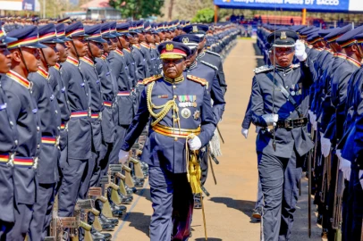 WATCH LIVE:  Passing-out Parade of Police Recruits, Kiganjo, Nyeri County