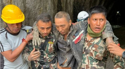 Chinese national rescued from Nepal tunnel 10 days after flash flood