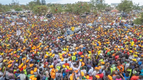 President Ruto unveils Ksh.700B projects on second day of Nyanza tour