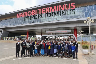 From the rail to canvas, Mathare children begin SGR-inspired art journey 