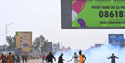 Congo police break up protests against proposed constitutional changes