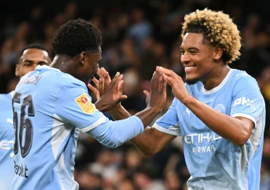 Samba stars on debut in Man City rout of Norwich