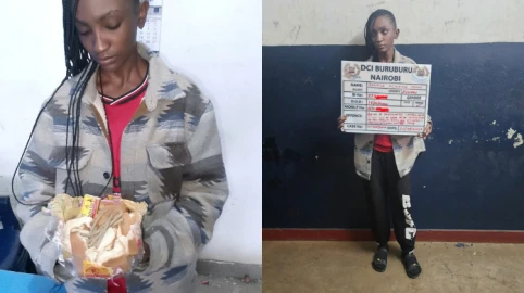 Buruburu: Woman arrested smuggling bhang rolls inside loaf while visiting boyfriend in custody