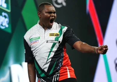 Munyua earns second PDC World Darts Championship appearance
