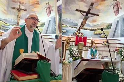 Falling crucifix kills priest during Mass in Ecuador