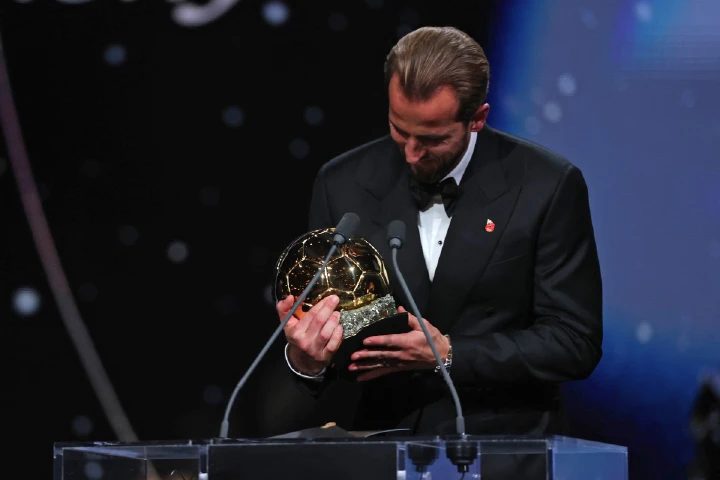 Kane beats Yamal and Mbappe to taste Ballon d'Or glory