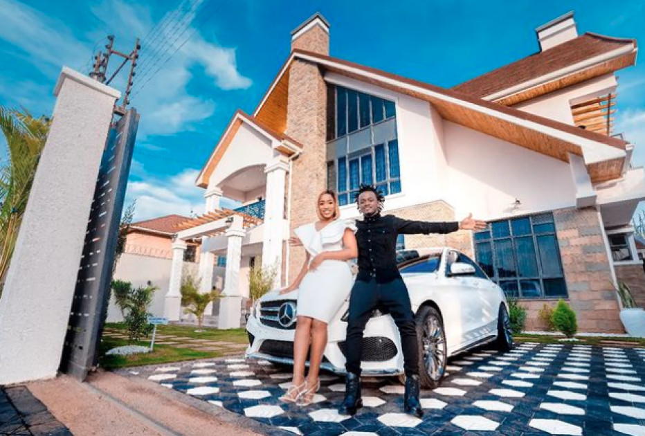 Bahati on claims lavish gifts to wife Diana are fake: 'God can bless a poor boy from Mathare'