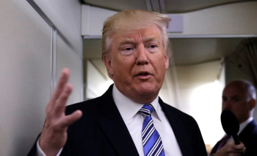 Plane carrying Trump made emergency landing