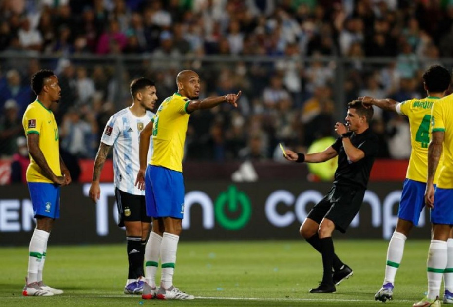 Brazil v Argentina match officials suspended for 'serious errors'