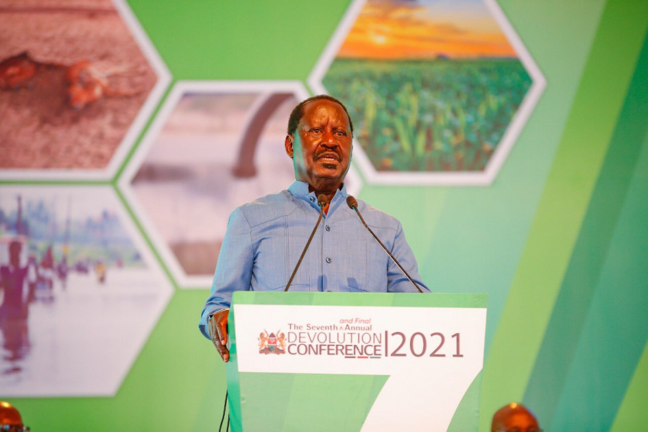 Devolution Conference: Raila calls for establishment of National Climate Change Committee
