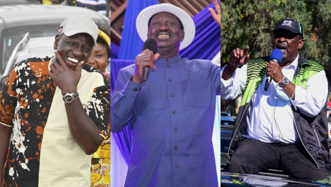 DP Ruto in Nyandarua as Raila heads to Nyeri, OKA team to Bungoma