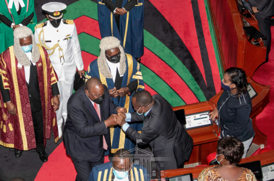 Political leaders differ over President Kenyatta's State of the Nation address Political leaders differ over President Kenyatta's State of the Nation address