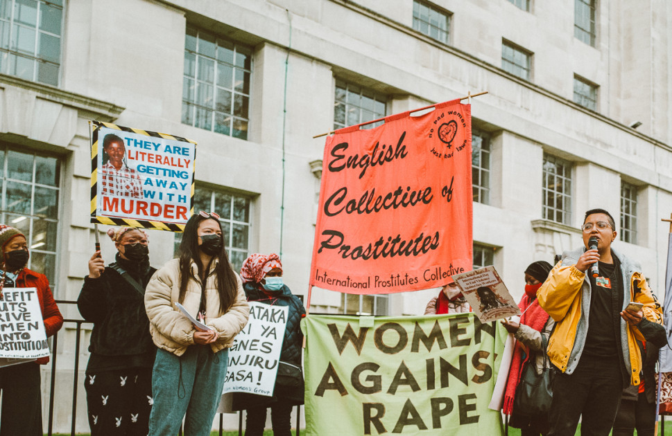 Sex workers stage protest in London over Agnes Wanjiru murder Sex workers stage protest in London over Agnes Wanjiru murder