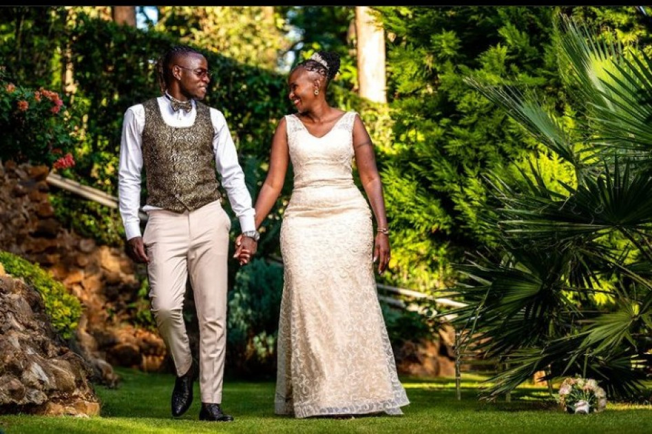 Gospel singer Guardian Angel weds longtime lover Esther Musila in a private ceremony