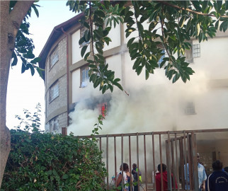 Buru Buru Girls dormitory fire: 59 students hospitalised, in stable condition Buru Buru Girls dormitory fire: 59 students hospitalised, in stable condition